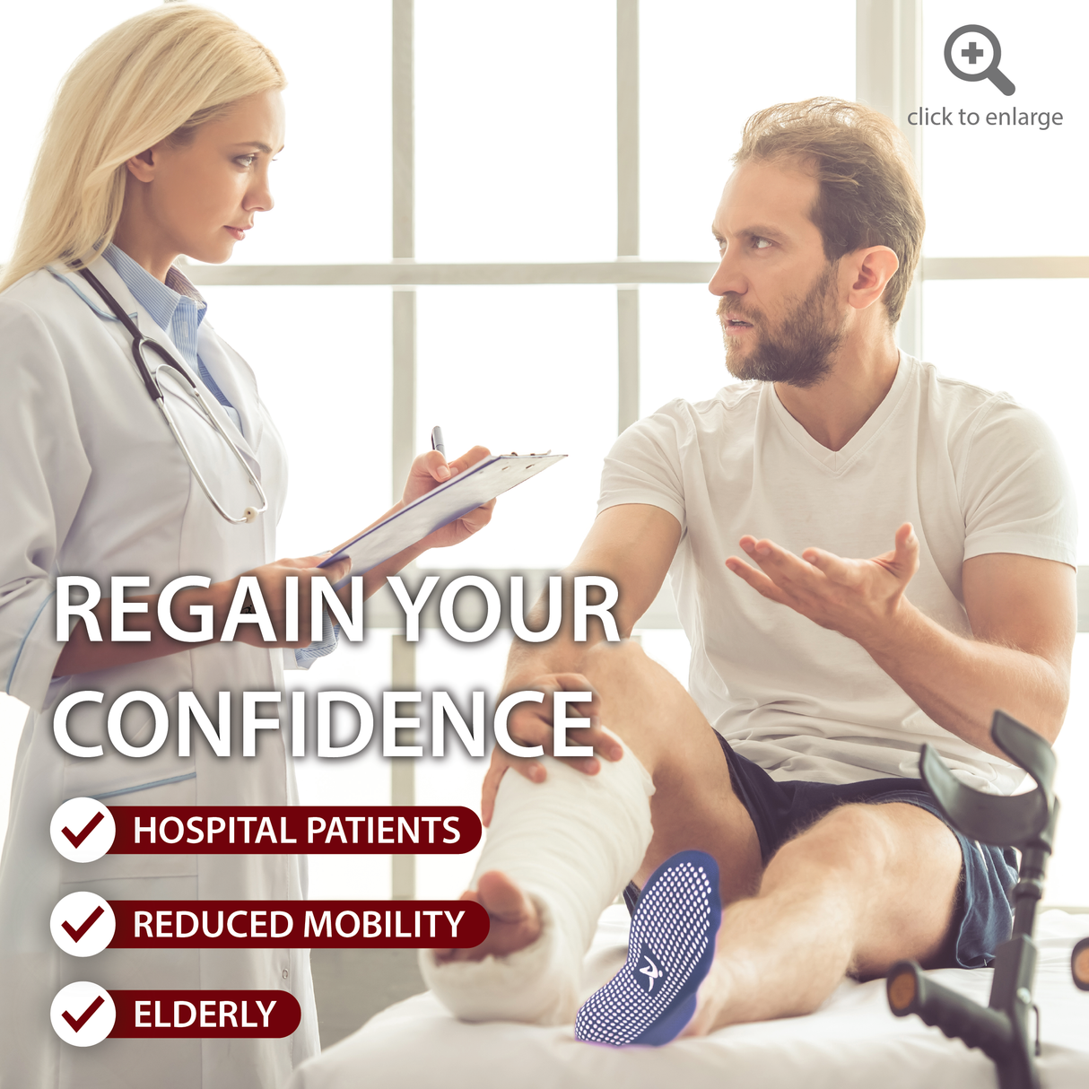 Non Slip Anti Skid Grip Socks