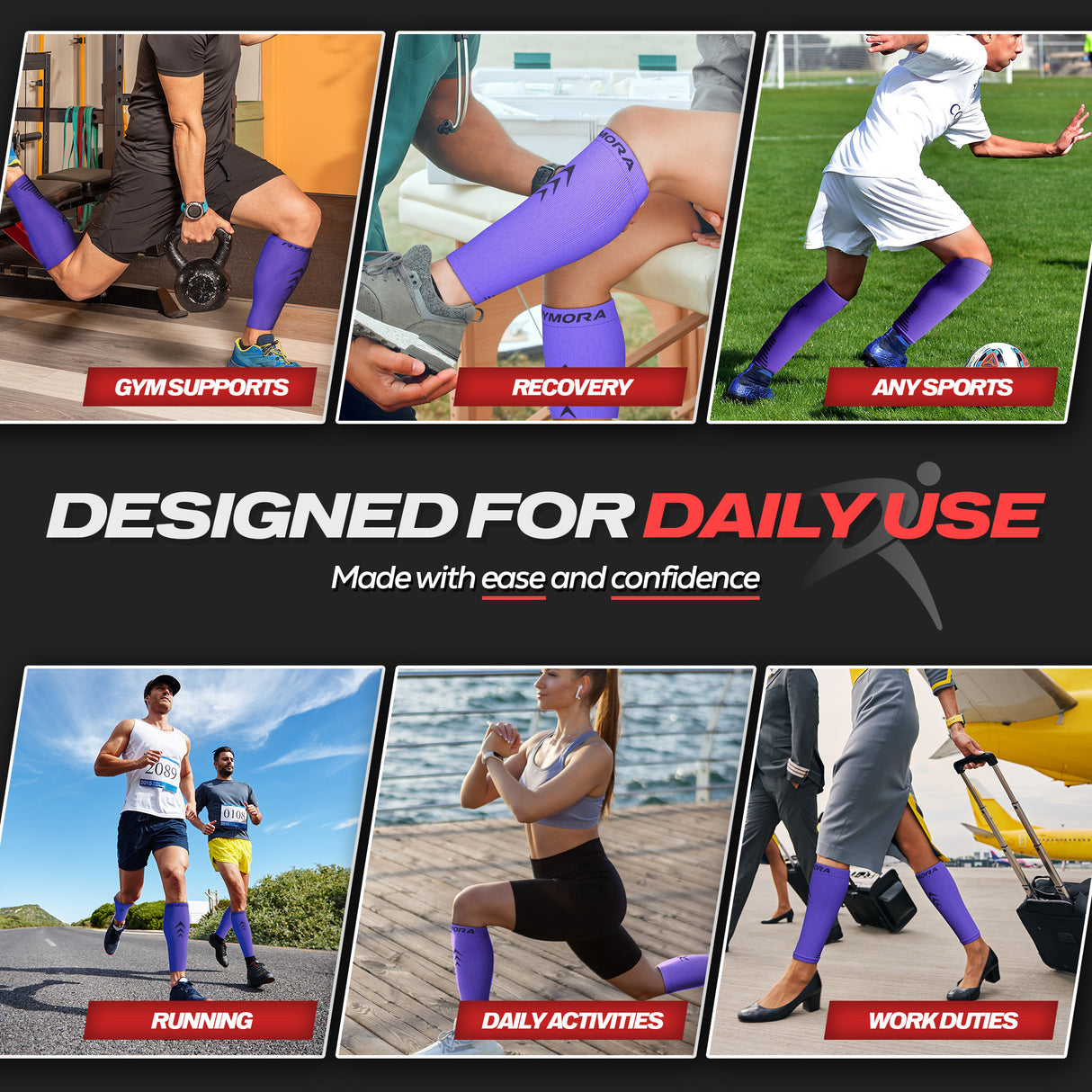 Calf Compression Sleeves